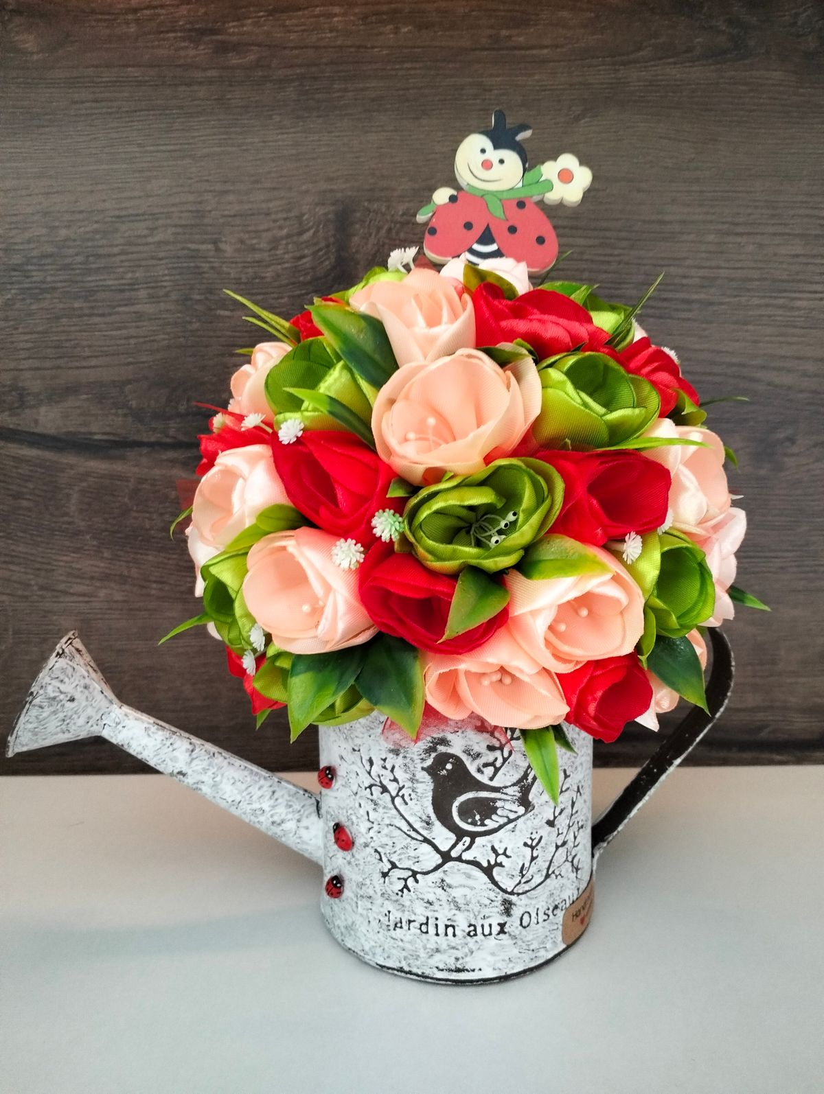 Konewka z tulipanami 🌷